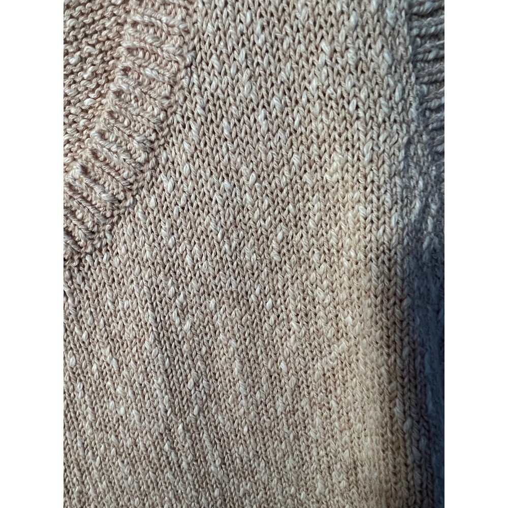 J. Jill Womens Peach Marled Sleeveless Sweater Shell Scoop Neck Size L Petite - Picture 4 of 7